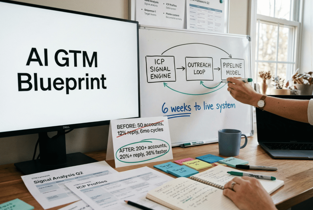 AI GTM Blueprint: The 3-Layer System for B2B Founders in 2026