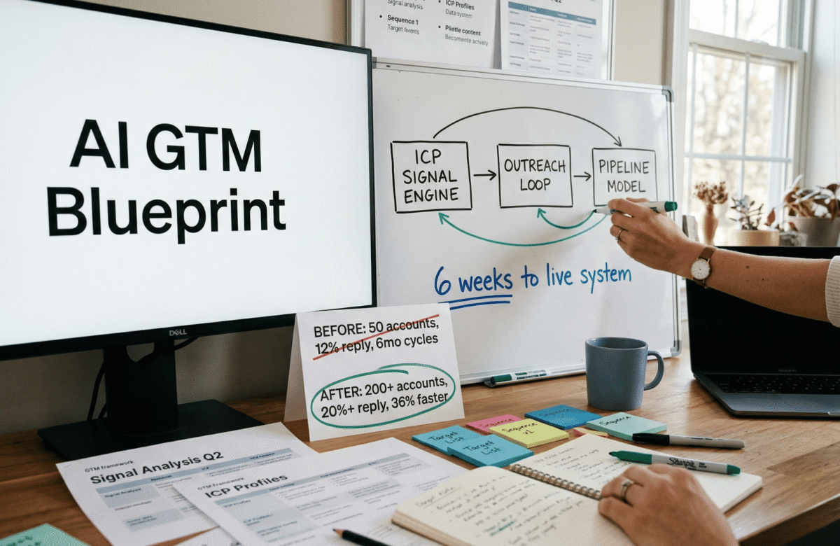 AI GTM Blueprint: The 3-Layer System for B2B Founders in 2026