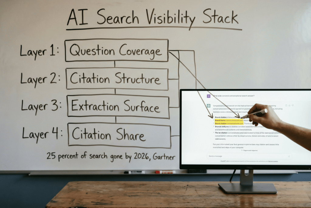 AI Search Visibility: The Four-Layer Framework B2B Teams Need in 2026