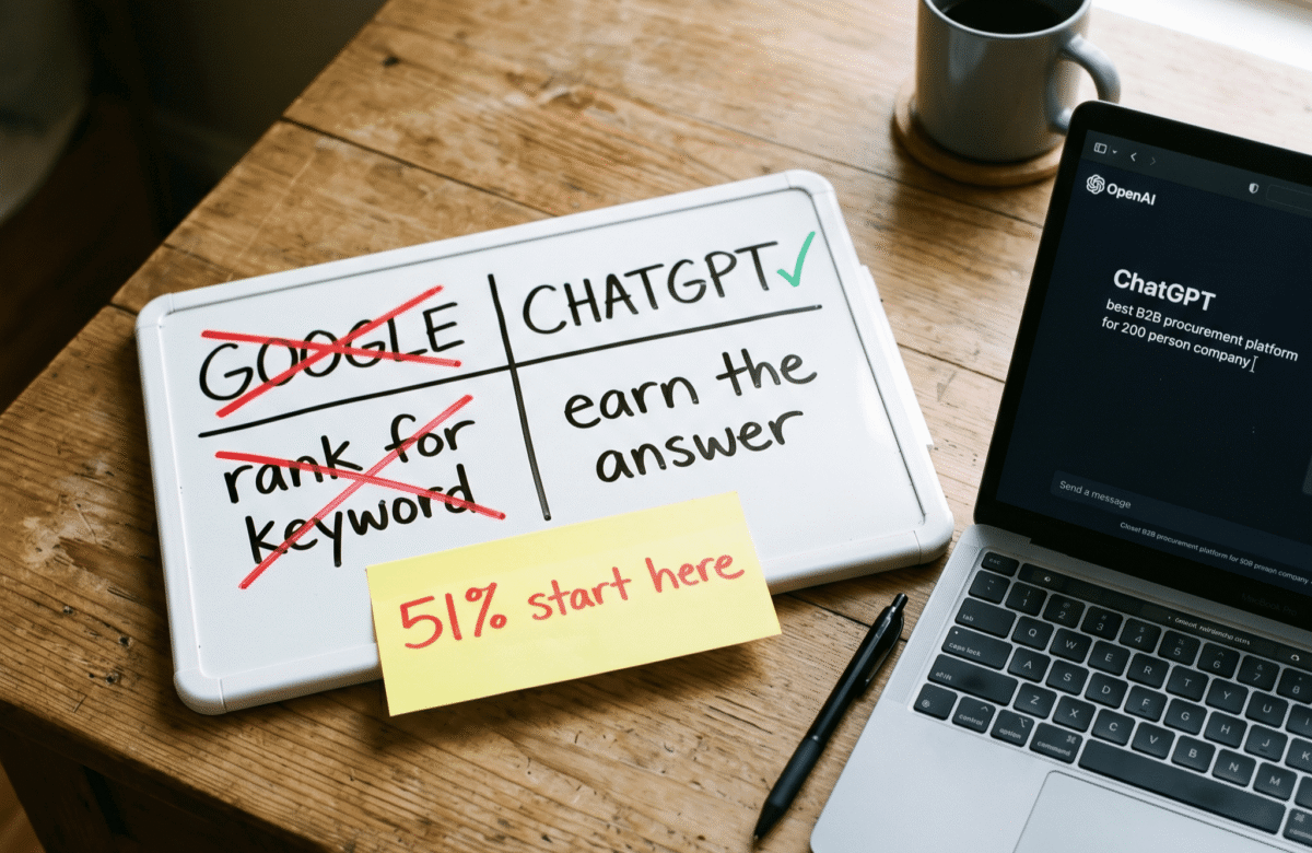 B2B AI Search Strategy: Why 51% of Buyers Now Pick Vendors From ChatGPT